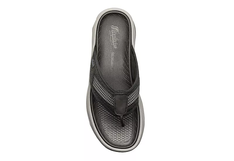 Florsheim Mens Tread Lite Flip Flop Sandal - Black 8 Florsheim Mens Tread Lite Flip Flop Sandal - Black - Image 6