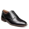 Florsheim Mens Rucci Wing Tip Oxford - Black