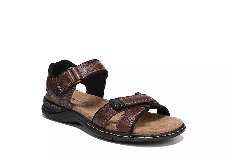 Dr. Scholl's Mens Gus Outdoor Sandal - Brown 3 Dr. Scholl's Mens Gus Outdoor Sandal - Brown