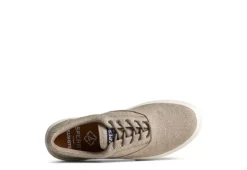 Sperry Mens Halyard Plushstep Cvo Sneaker - Taupe -Cheap Vault Of Soles Store US 01 502279 04