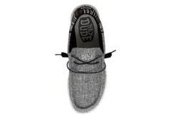 Heydude Mens Wally Slip On Sneaker - Grey -Cheap Vault Of Soles Store US 01 502289 04