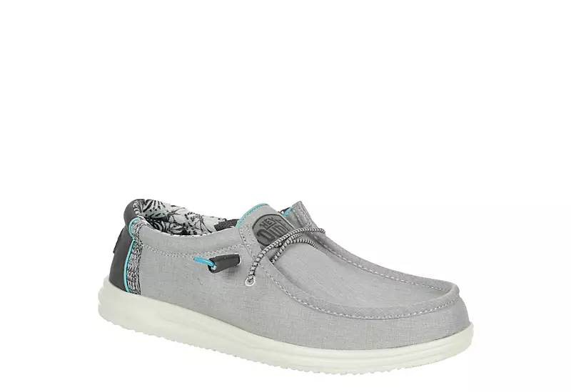 Heydude Mens Wally Slip On Sneaker - Grey 3 Heydude Mens Wally Slip On Sneaker - Grey