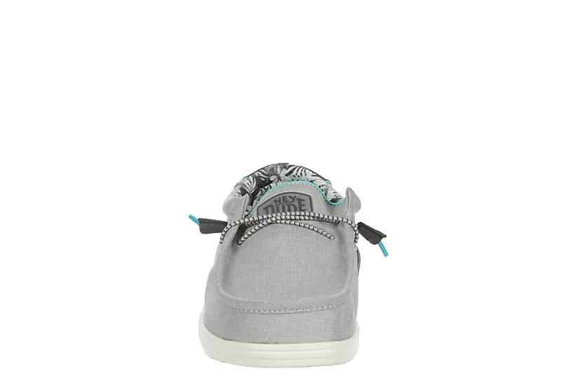 Heydude Mens Wally Slip On Sneaker - Grey 5 Heydude Mens Wally Slip On Sneaker - Grey - Image 3