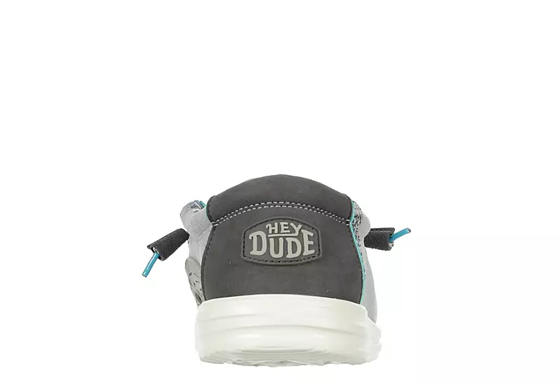 Heydude Mens Wally Slip On Sneaker - Grey 7 Heydude Mens Wally Slip On Sneaker - Grey - Image 5