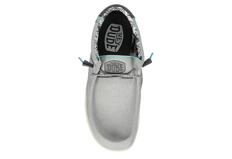 Heydude Mens Wally Slip On Sneaker - Grey 8 Heydude Mens Wally Slip On Sneaker - Grey - Image 6