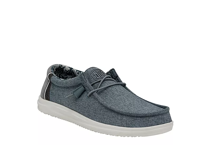 Heydude Mens Wally Slip On Sneaker - Light Blue 3 Heydude Mens Wally Slip On Sneaker - Light Blue