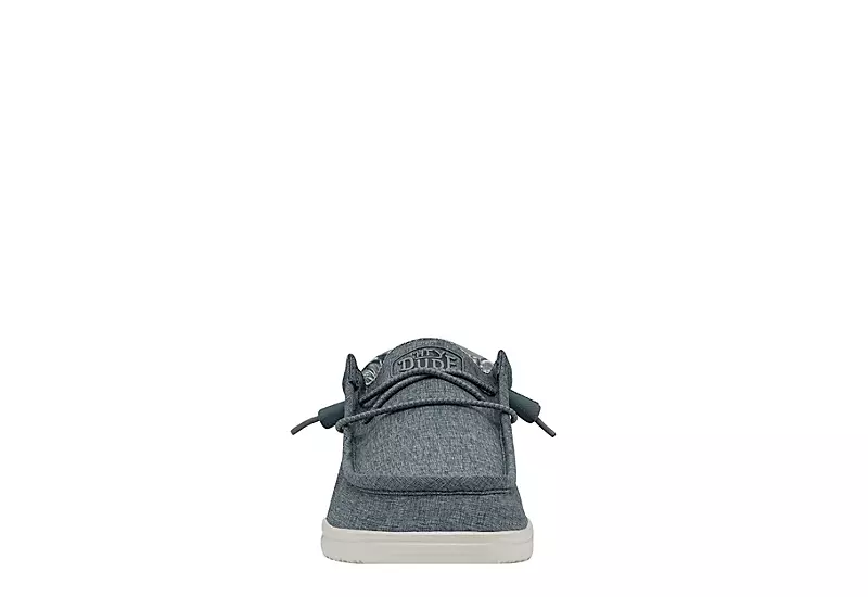 Heydude Mens Wally Slip On Sneaker - Light Blue 5 Heydude Mens Wally Slip On Sneaker - Light Blue - Image 3