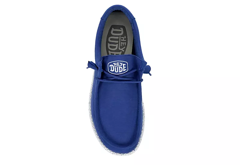 Heydude Mens Wally Slip On Sneaker - Blue 8 Heydude Mens Wally Slip On Sneaker - Blue - Image 6