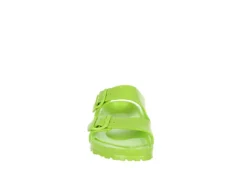 Birkenstock Mens Arizona Essentials Slide Sandal - Lime -Cheap Vault Of Soles Store US 01 502355 02