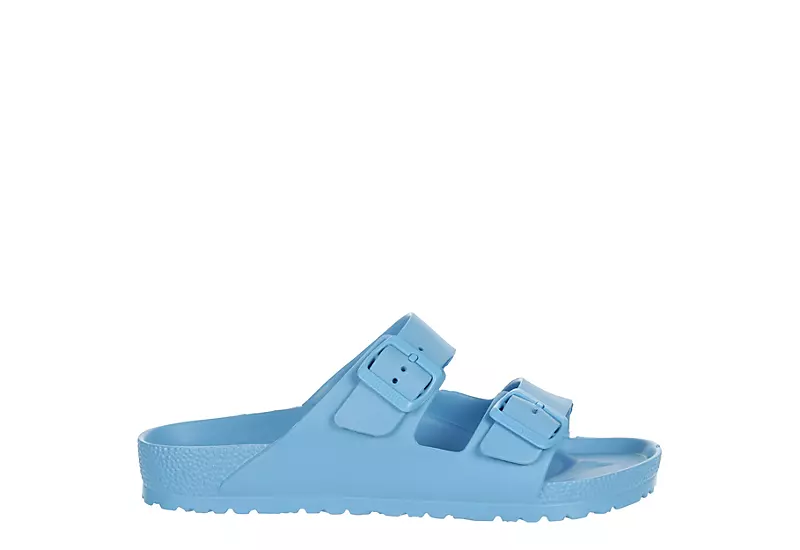 Birkenstock Mens Arizona Essentials Slide Sandal - Light Blue 4 Birkenstock Mens Arizona Essentials Slide Sandal - Light Blue - Image 2