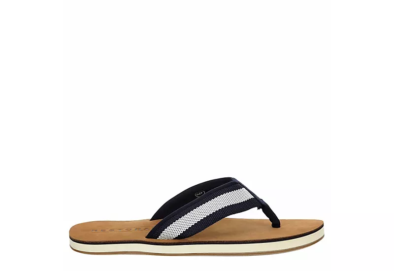 Restoration Mens Marina Flip Flop Sandal - Navy 4 Restoration Mens Marina Flip Flop Sandal - Navy - Image 2