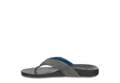 Reef Mens Cushion Spring Flip Flop Sandal - Grey -Cheap Vault Of Soles Store US 01 502368 03