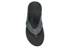 Reef Mens Cushion Spring Flip Flop Sandal - Grey -Cheap Vault Of Soles Store US 01 502368 05