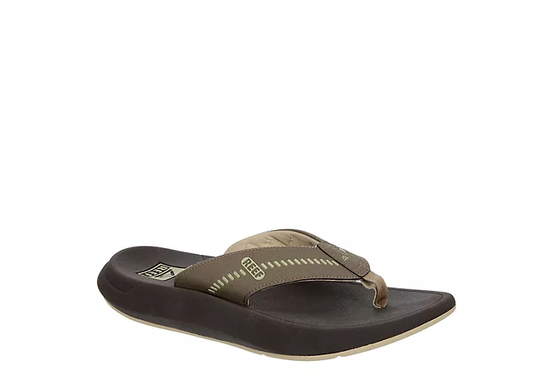 Reef Mens Swellsole Rover Flip Flop Sandal - Brown 3 Reef Mens Swellsole Rover Flip Flop Sandal - Brown