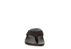 Reef Mens Cushion Spring Lux Flip Flop Sandal - Brown -Cheap Vault Of Soles Store US 01 502372 02