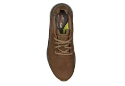 Skechers Mens Dlux Walker - Brown -Cheap Vault Of Soles Store US 01 502401 03
