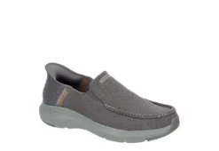 Skechers Mens Slip-ins Parson Slip On Sneaker - Grey