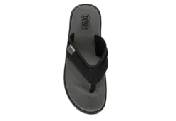 Heydude Mens Sami Flip Flop Sandal - Black -Cheap Vault Of Soles Store US 01 502405 05