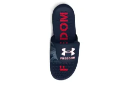 Under Armour Mens Ignite Pro Slide Sandal - Navy -Cheap Vault Of Soles Store US 01 502423 03