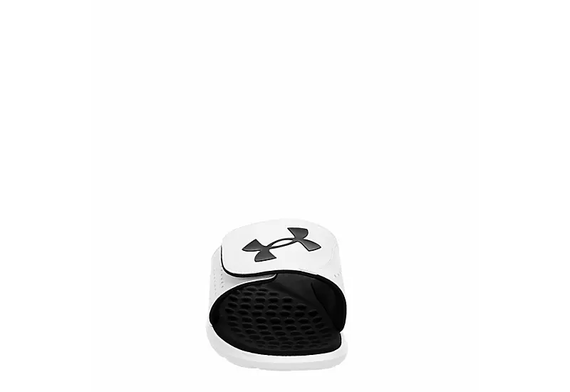 Under Armour Mens Ignite Pro Slide Sandal - White 5 Under Armour Mens Ignite Pro Slide Sandal - White - Image 3