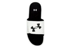 Under Armour Mens Ignite Pro Slide Sandal - White 14 Under Armour Mens Ignite Pro Slide Sandal - White -Cheap Vault Of Soles Store US 01 502425 05
