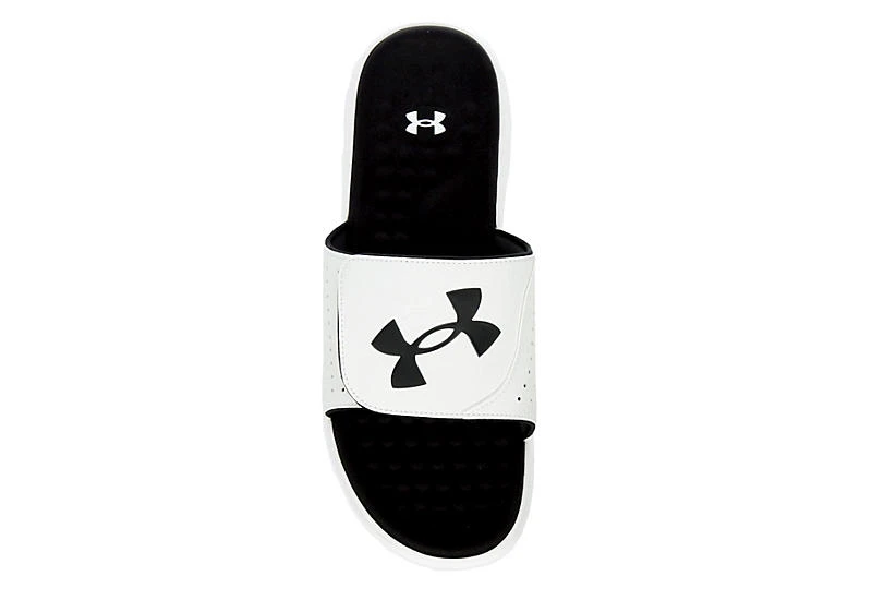 Under Armour Mens Ignite Pro Slide Sandal - White 8 Under Armour Mens Ignite Pro Slide Sandal - White - Image 6