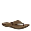 Franco Fortini Mens Newport Flip Flop Sandal - Tan -Cheap Vault Of Soles Store US 01 502429 00