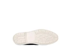 Franco Fortini Mens Cameron Slip On Penny Loafer Oxford - Navy -Cheap Vault Of Soles Store US 01 502431 06