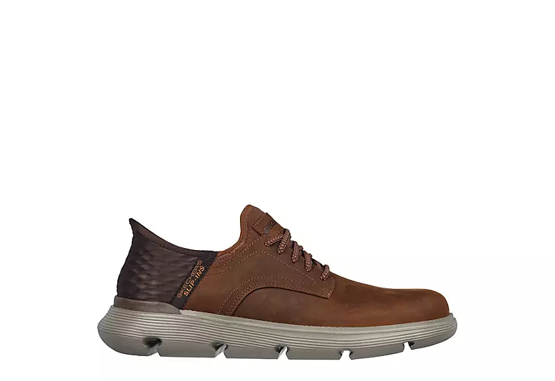 Skechers Mens Slip-ins Garza Sneaker - Brown 4 Skechers Mens Slip-ins Garza Sneaker - Brown - Image 2
