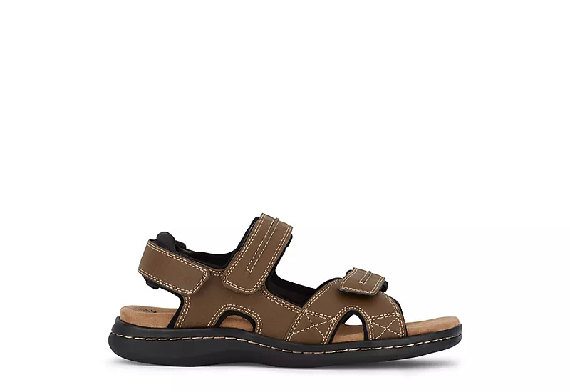 Dockers Mens Newpage Outdoor Sandals - Dark Tan 4 Dockers Mens Newpage Outdoor Sandals - Dark Tan - Image 2