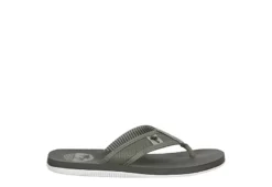 Margaritaville Mens Palm Flip Flop Sandal - Grey 10 Margaritaville Mens Palm Flip Flop Sandal - Grey -Cheap Vault Of Soles Store US 01 502736 01