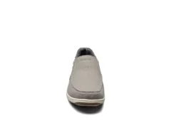 Florsheim Mens Lakeside Canvas Moc Toe Slip On Oxford - Grey -Cheap Vault Of Soles Store US 01 502785 02