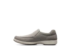Florsheim Mens Lakeside Canvas Moc Toe Slip On Oxford - Grey -Cheap Vault Of Soles Store US 01 502785 03