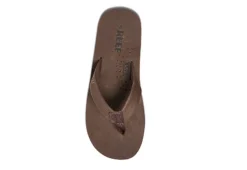 Reef Mens Draftsmen Flip Flop Sandal - Chocolate -Cheap Vault Of Soles Store US 01 502839 02