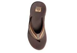 Reef Mens Anchor Flip Flop Sandal - Brown -Cheap Vault Of Soles Store US 01 502843 02