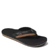 Reef Mens Cushion Dawn Flip Flop Sandal - Black -Cheap Vault Of Soles Store US 01 502844 00