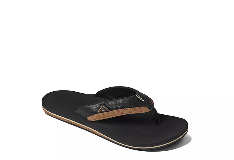 Reef Mens Cushion Dawn Flip Flop Sandal - Black 3 Reef Mens Cushion Dawn Flip Flop Sandal - Black