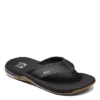 Reef Mens Anchor Flip Flop Sandal - Black -Cheap Vault Of Soles Store US 01 502861 00