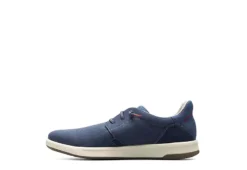 Florsheim Mens Crossover Canvas Plain Toe Slip On Sneaker - Navy -Cheap Vault Of Soles Store US 01 502873 03