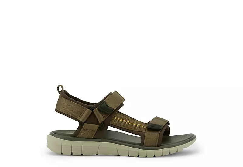 Dockers Mens Soren Outdoor Sandals - Olive 4 Dockers Mens Soren Outdoor Sandals - Olive - Image 2
