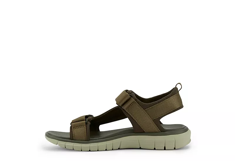 Dockers Mens Soren Outdoor Sandals - Olive 5 Dockers Mens Soren Outdoor Sandals - Olive - Image 3