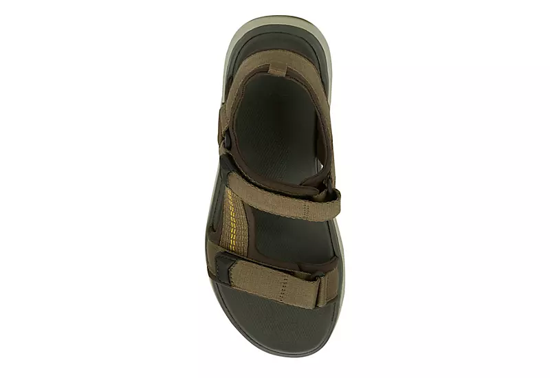Dockers Mens Soren Outdoor Sandals - Olive 7 Dockers Mens Soren Outdoor Sandals - Olive - Image 5