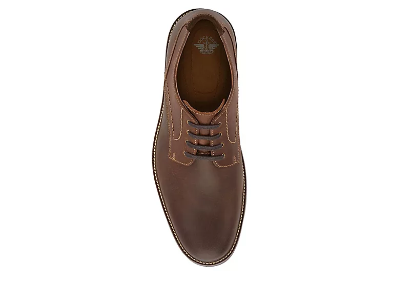 Dockers Mens Parkway Oxfords - Dark Brown 7 Dockers Mens Parkway Oxfords - Dark Brown - Image 5