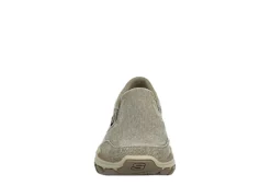Skechers Mens Respected Slip On Sneaker - Taupe -Cheap Vault Of Soles Store US 01 510080 02
