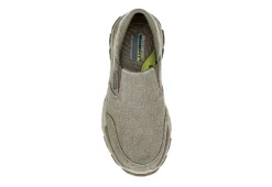 Skechers Mens Respected Slip On Sneaker - Taupe -Cheap Vault Of Soles Store US 01 510080 05