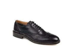 Cheap Vault Of Soles Store 7 Thomas & Vine Mens Franklin Wingtip Oxford - Black