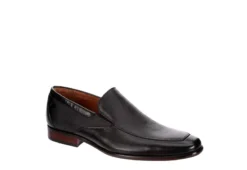 Florsheim Mens Postino Moc Toe Venetian Slip On Oxford - Black