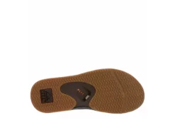 Reef Mens Fanning Flip Flop Sandal - Brown 15 Reef Mens Fanning Flip Flop Sandal - Brown -Cheap Vault Of Soles Store US 01 544010 06