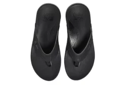 Reef Mens Cushion Spring Flip Flop Sandal - Black -Cheap Vault Of Soles Store US 01 544197 02