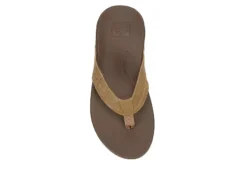 Reef Mens Cushion Spring Flip Flop Sandal - Brown -Cheap Vault Of Soles Store US 01 544198 05